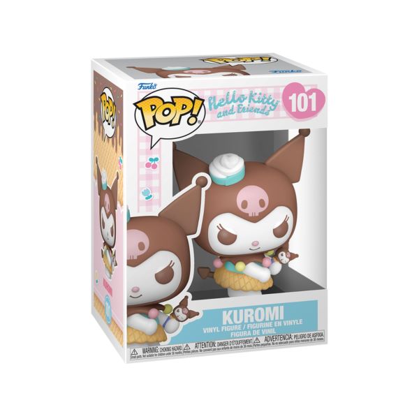 FUNKO POP HELLO KITTY Kuromi con Ice Cream 101 In Box (16 x 11cm) …x6